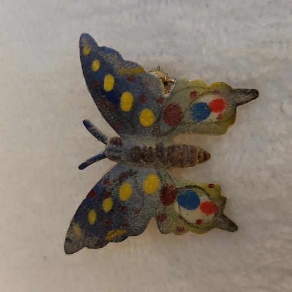 Two vintage butterfly brooches - Picture 5 of 8